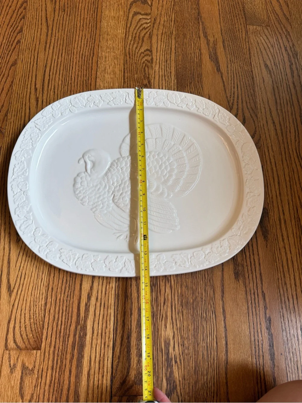 Martha Stewart turkey serving plate